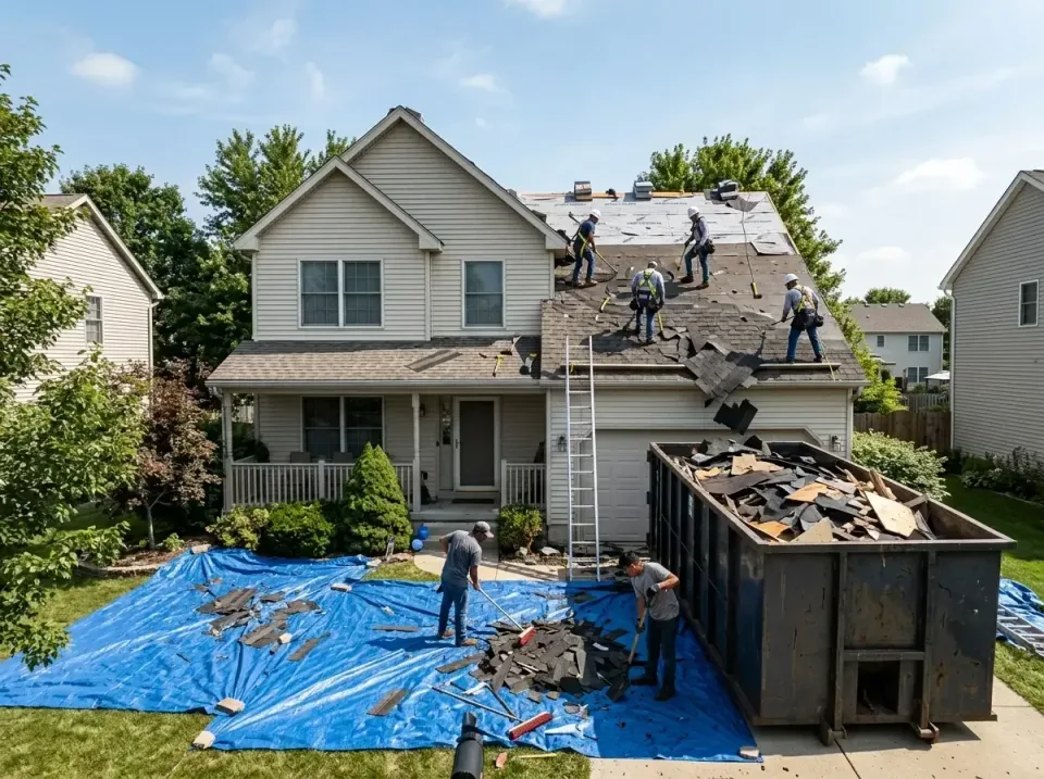 roof-replacement-debris-remova-004 — frequently asked questions, Cheapest Dumpster Rentals in Kendallville, IN